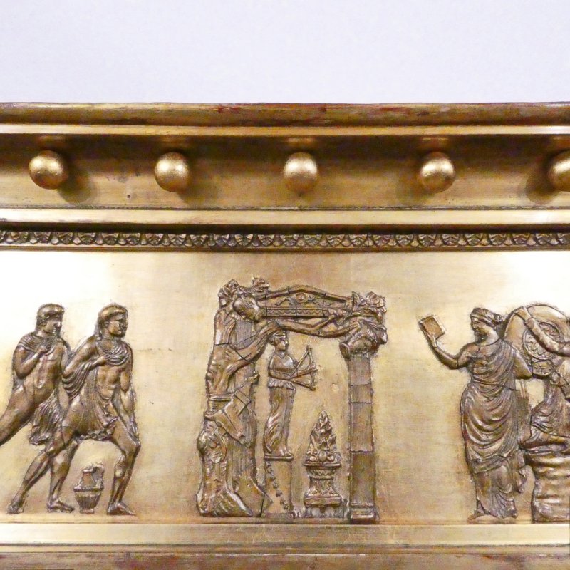 Victorian Gilt Wall Mirror in The Regency Style - Image 13