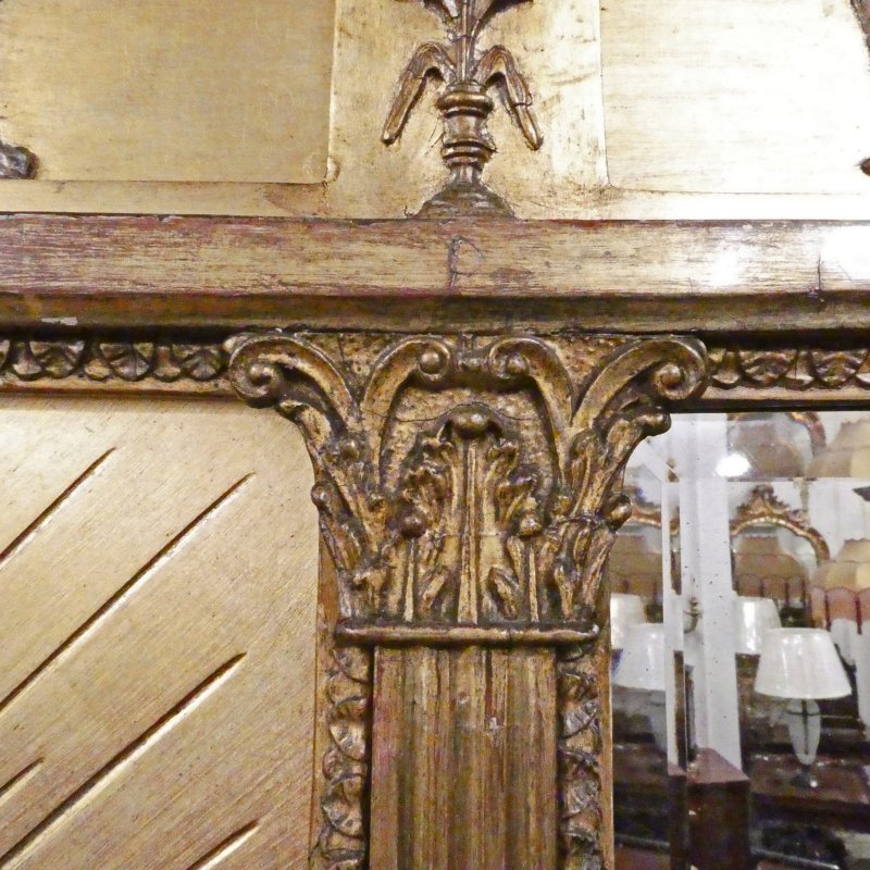 Victorian Gilt Wall Mirror in The Regency Style - Image 8