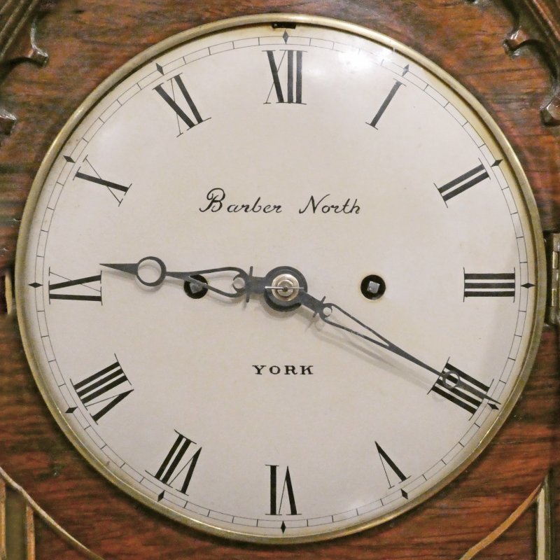 William IV Rosewood Gothic Bracket Clock by Barber & North of York - Image 3