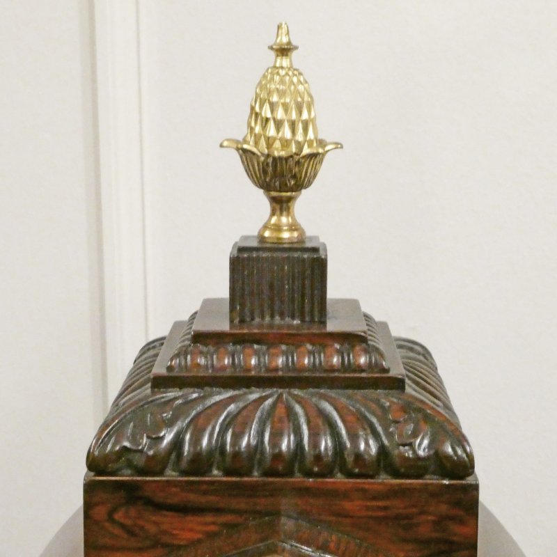 William IV Rosewood Gothic Bracket Clock by Barber & North of York - Image 8