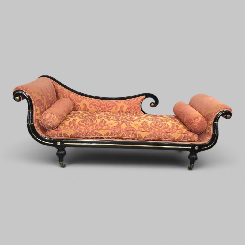 Outstanding Regency Chaise Lounge Sofa - Image 2