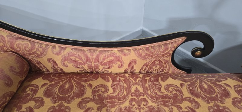 Outstanding Regency Chaise Lounge Sofa - Image 16