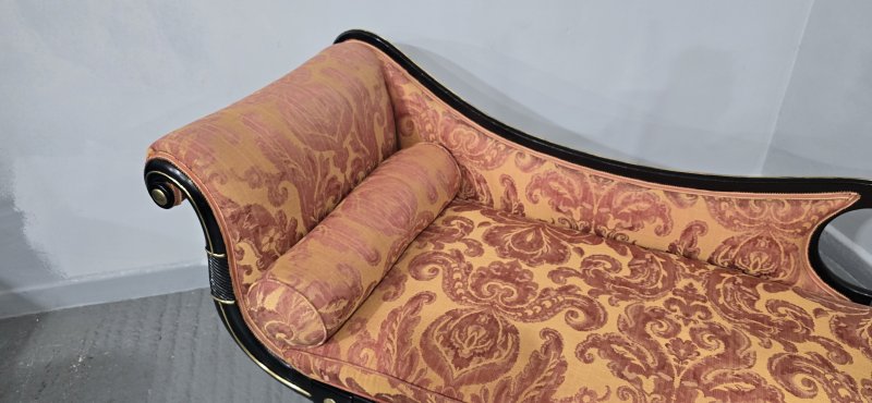 Outstanding Regency Chaise Lounge Sofa - Image 8