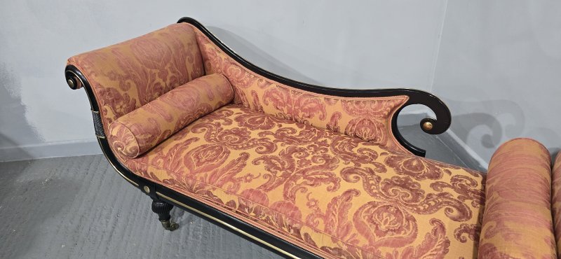 Outstanding Regency Chaise Lounge Sofa - Image 15