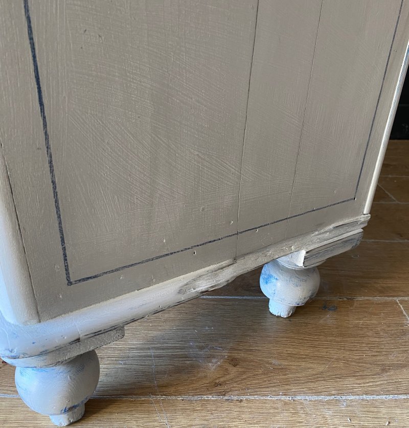 Victorian pine chest of drawers - Image 7