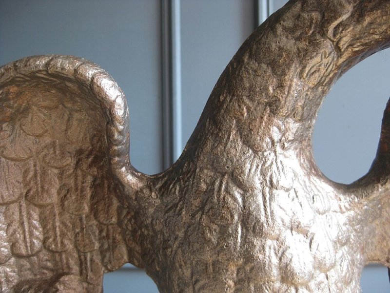 Rare eagle counterweight from an American printing press - Image 5