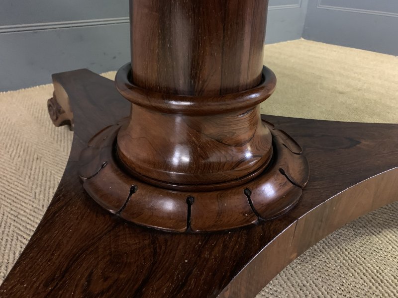 William IV Rosewood Loo Table - Image 6