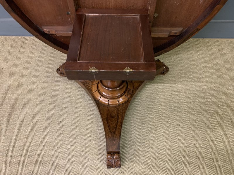 William IV Rosewood Loo Table - Image 16