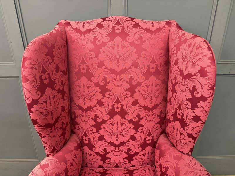 Late 19th Century Walnut Wing Armchair - Image 12