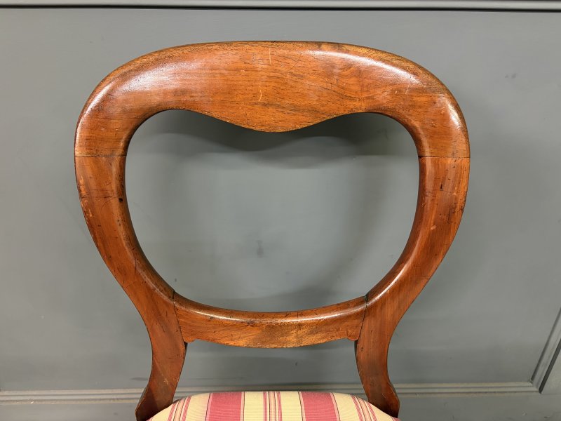 Set of 10 Victorian Mahogany Dining Chairs - Image 4