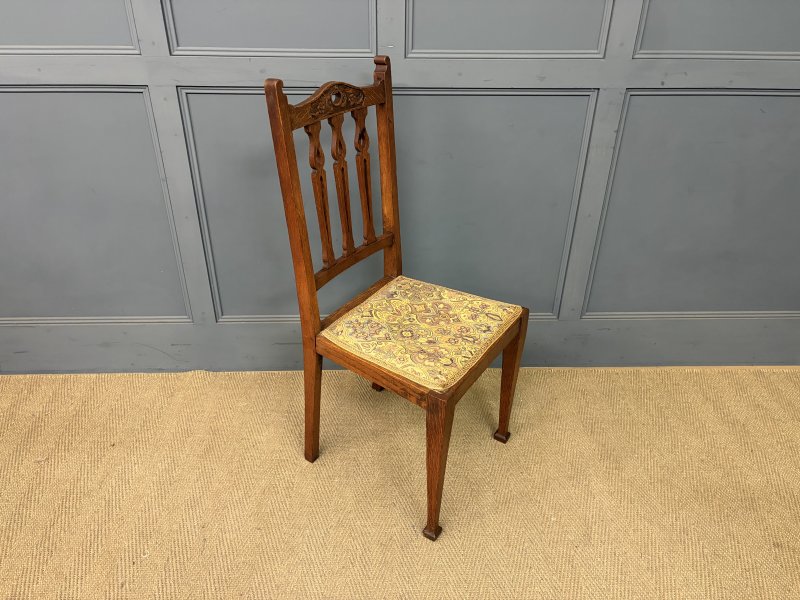 Arts and Crafts 5 Piece Oak Salon Suite - Image 18