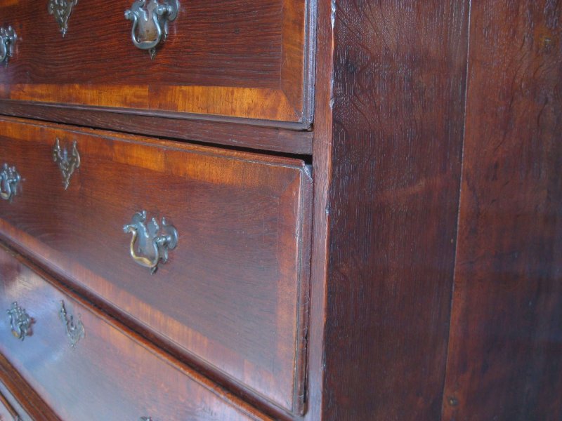 GIII oak chest on stand - Image 3
