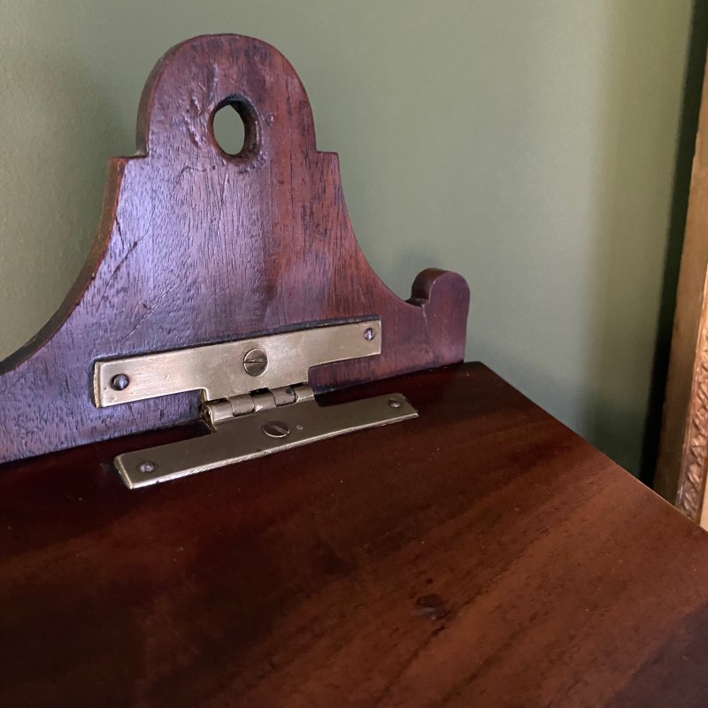 Georgian mahogany candle box - Image 4