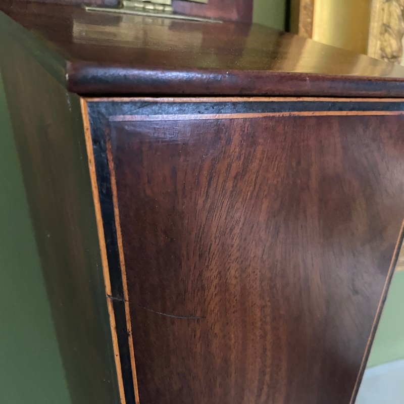 Georgian mahogany candle box - Image 6
