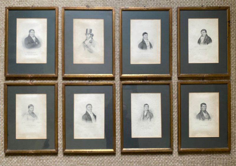 8 Regency bare knuckle prize fighter engravings