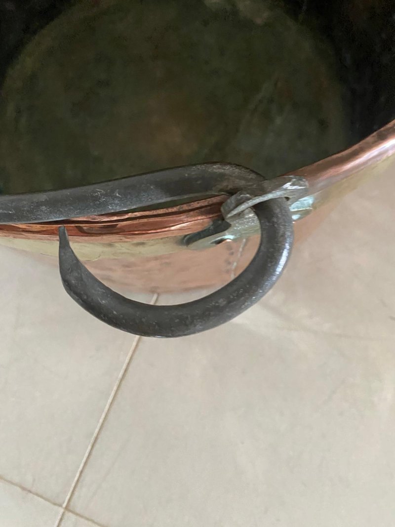 Antique Georgian Copper Log Bin Coal Bucket Fireside Bucket Planter - Image 3