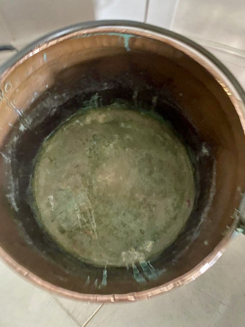 Antique Georgian Copper Log Bin Coal Bucket Fireside Bucket Planter - Image 6