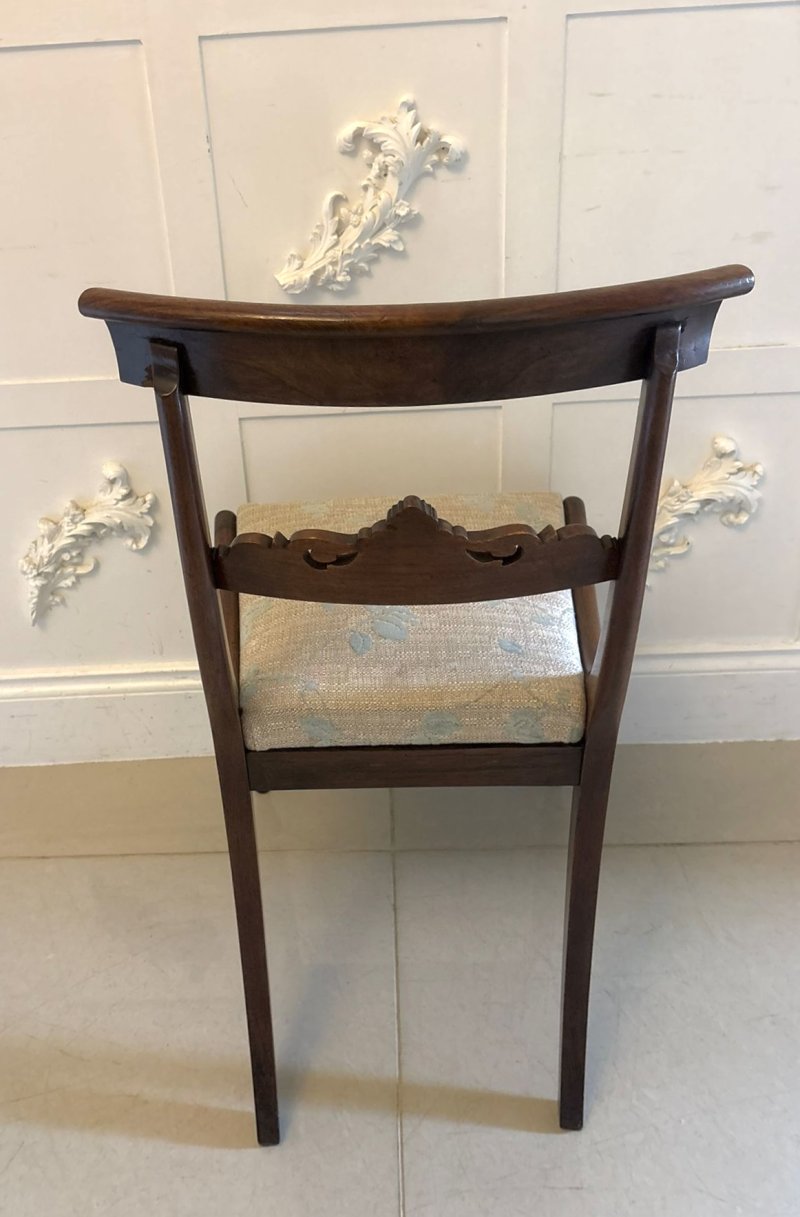 Antique Pair Of Regency Rosewood Side Chairs - Image 7