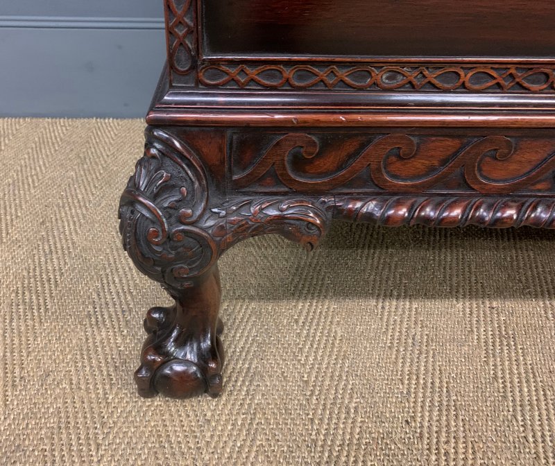 Large Mahogany Chippendale Style Chest - Image 8