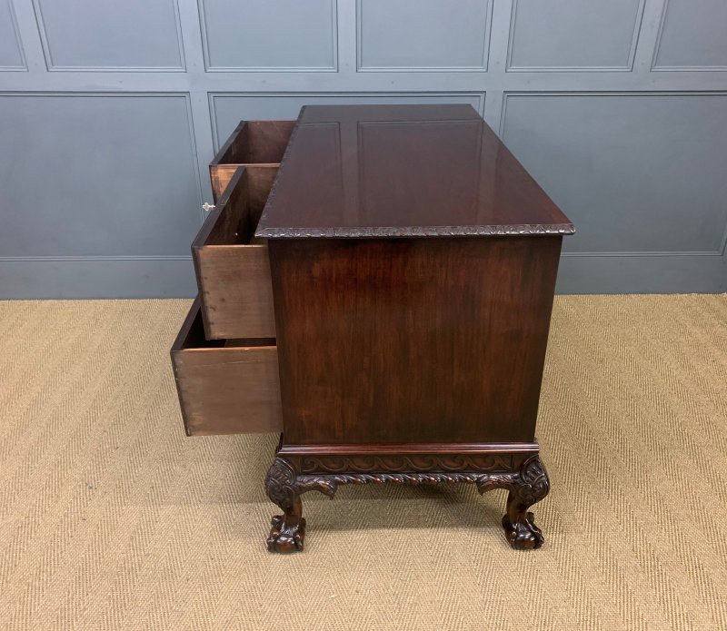 Large Mahogany Chippendale Style Chest - Image 15