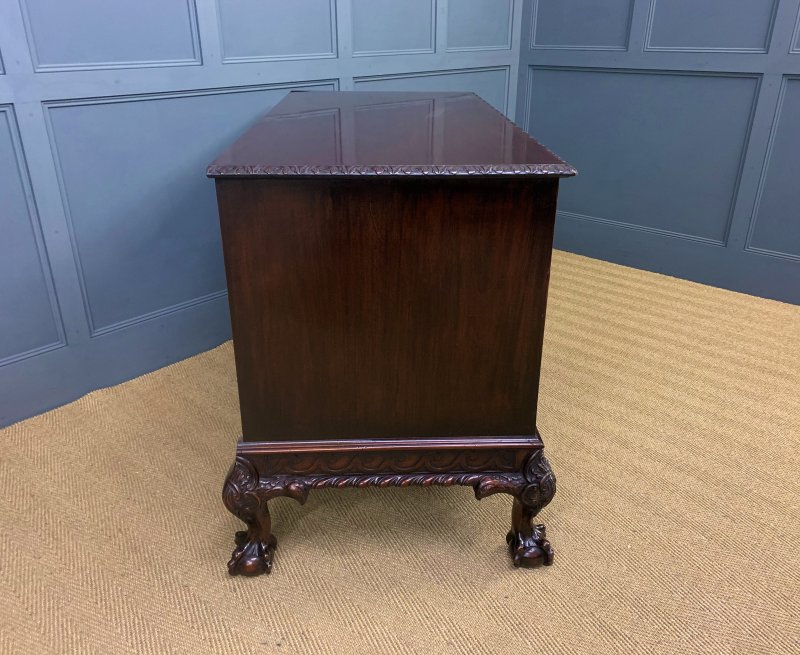 Large Mahogany Chippendale Style Chest - Image 12