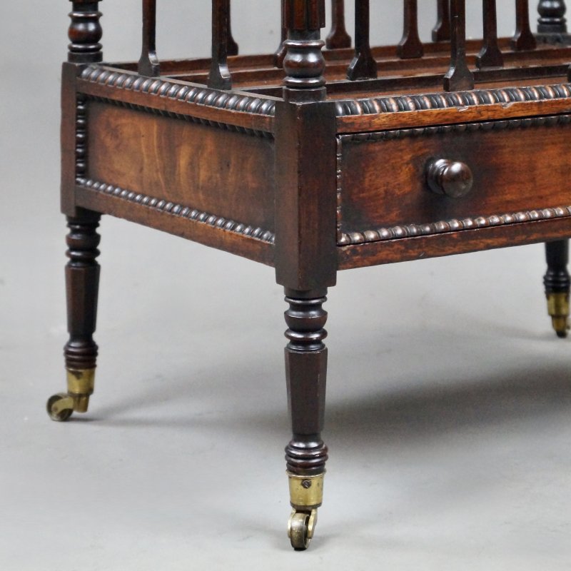 An Unusual William IV Mahogany Canterbury - Image 4