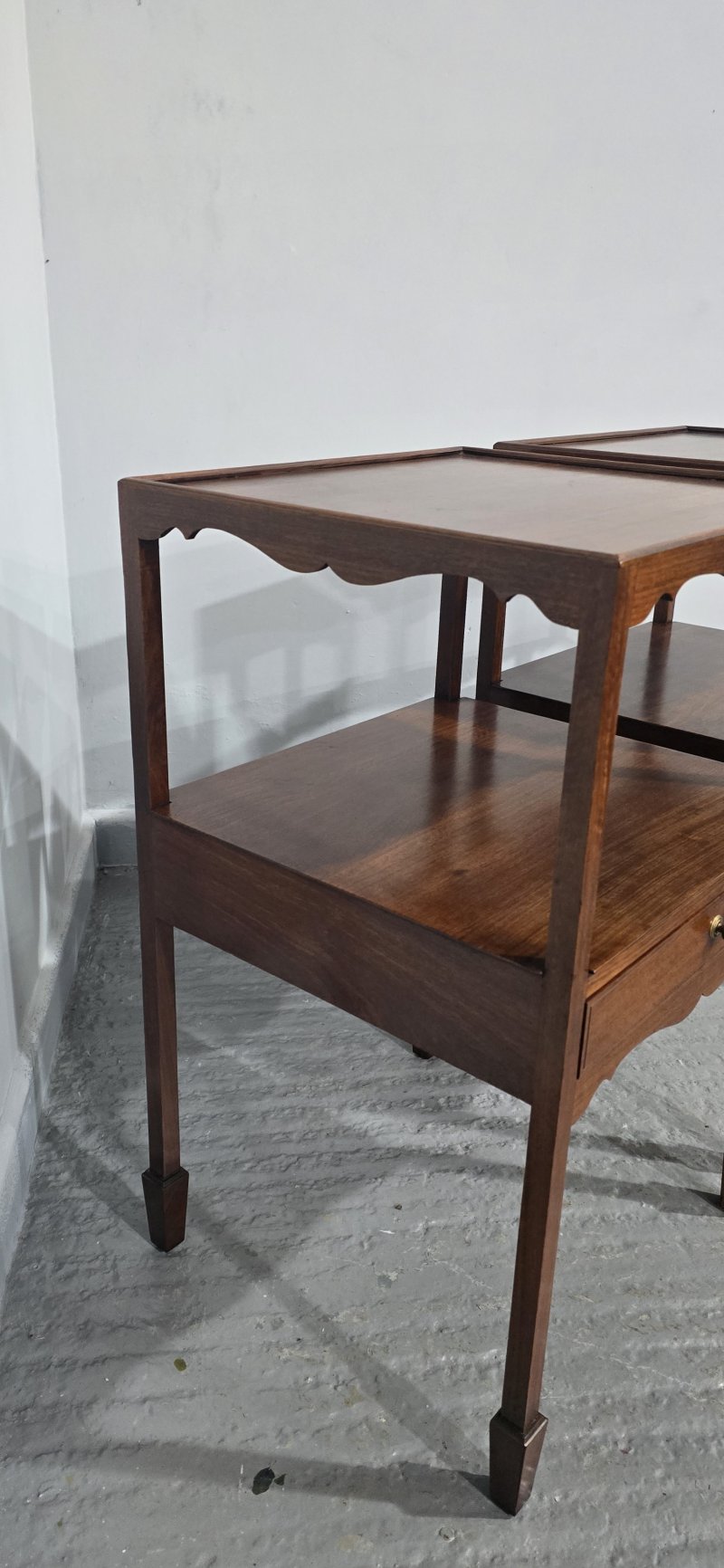 Pair Regency Bedside Lamp Tables - Image 9