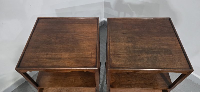 Pair Regency Bedside Lamp Tables - Image 7
