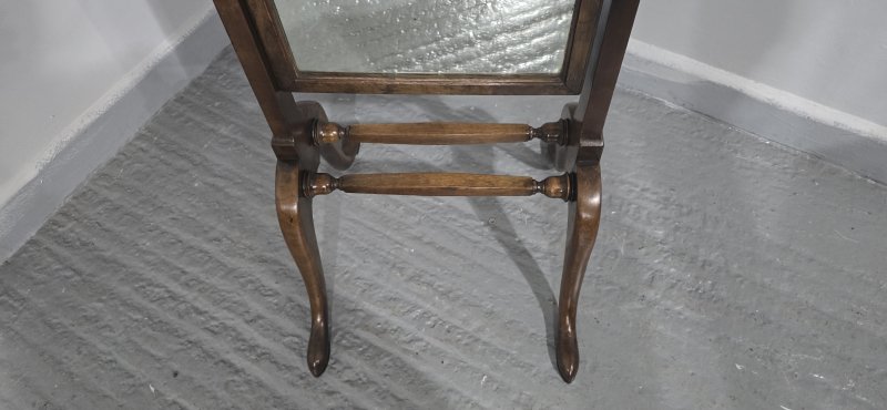 Queen Anne  Walnut Cheval Mirror - Image 8