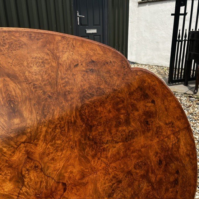A Fine Quality Victorian Period Burr Walnut Coffee Table - Image 6