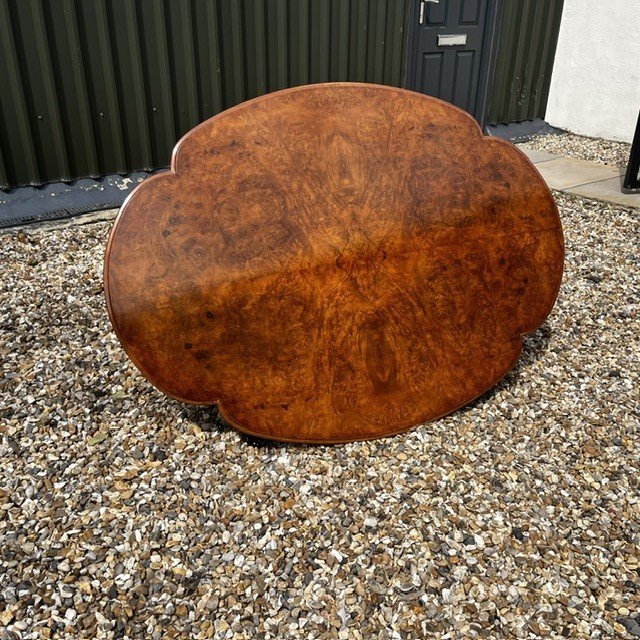 A Fine Quality Victorian Period Burr Walnut Coffee Table - Image 8