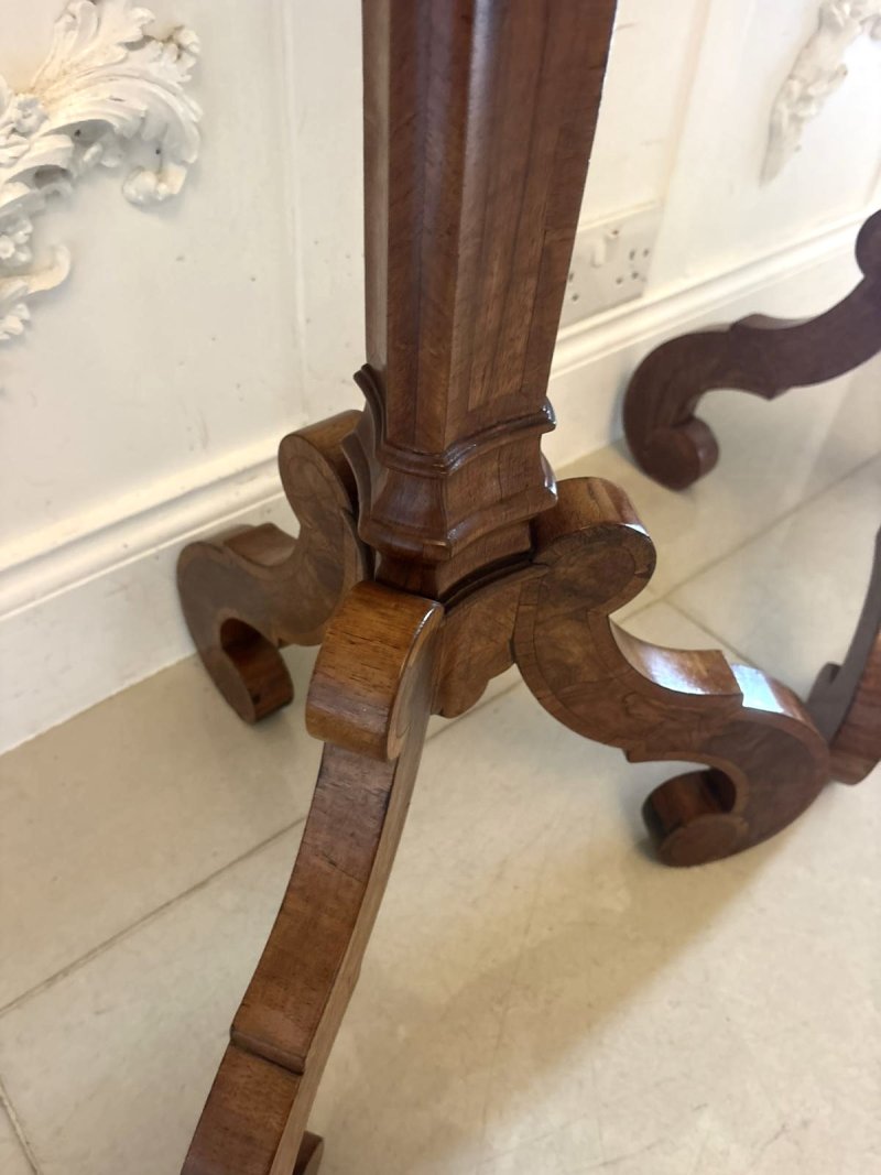 Antique Pair of Dutch Walnut and Kingwood Pedestal Torcheres - Image 12