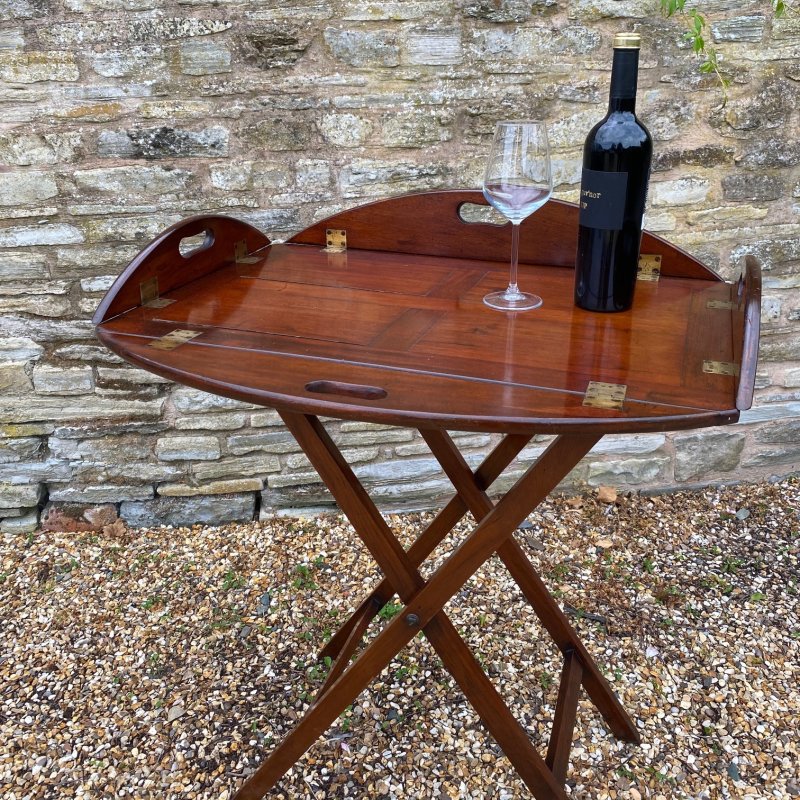 Butlers tray on stand