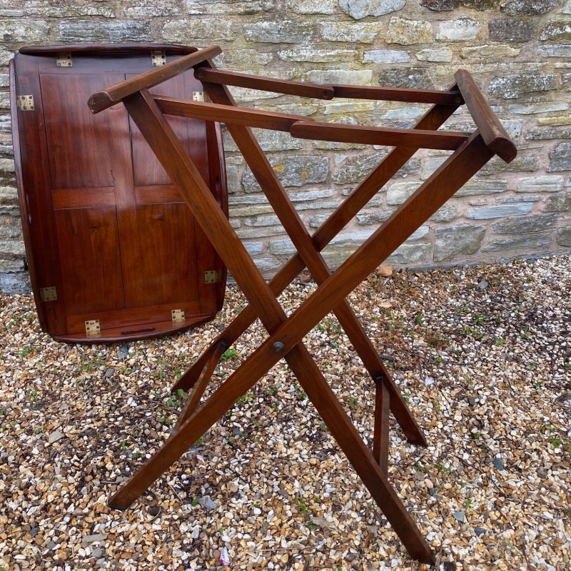 Butlers tray on stand - Image 4