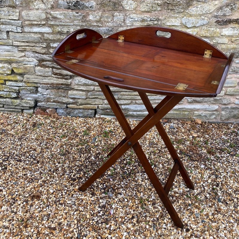 Butlers tray on stand - Image 5