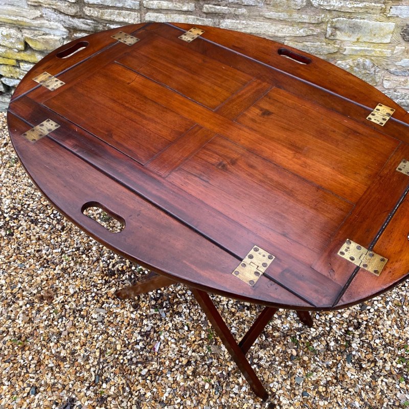 Butlers tray on stand - Image 9