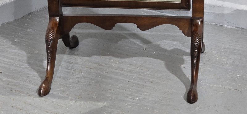 Queen Anne Walnut Cheval Mirror - Image 3