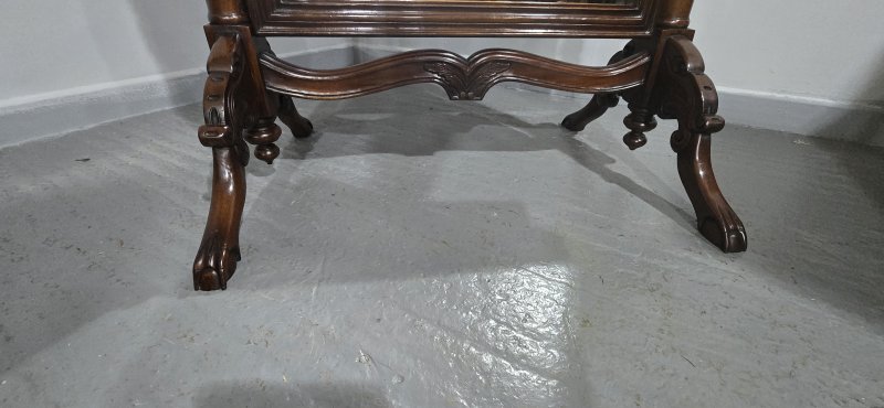 Superb French Mahogany Cheval Mirror - Image 11