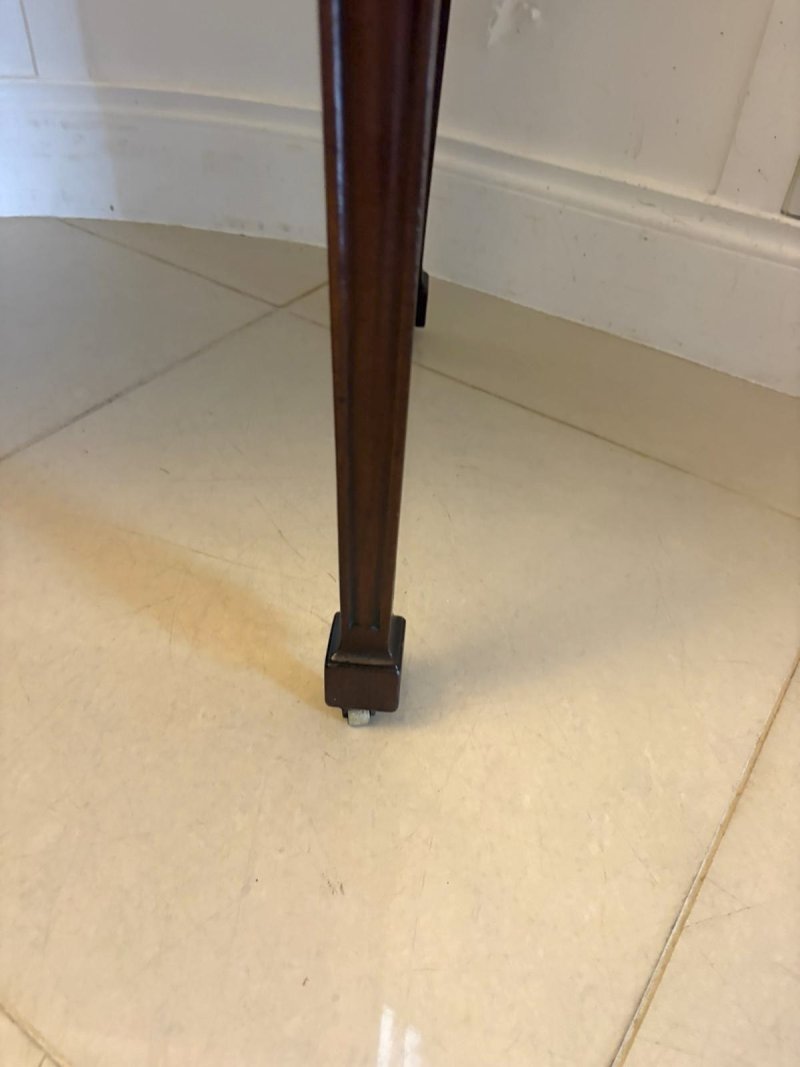 Antique Georgian Mahogany Tambour Top Cylinder Desk with Pull-Out Writing Slides - Image 18