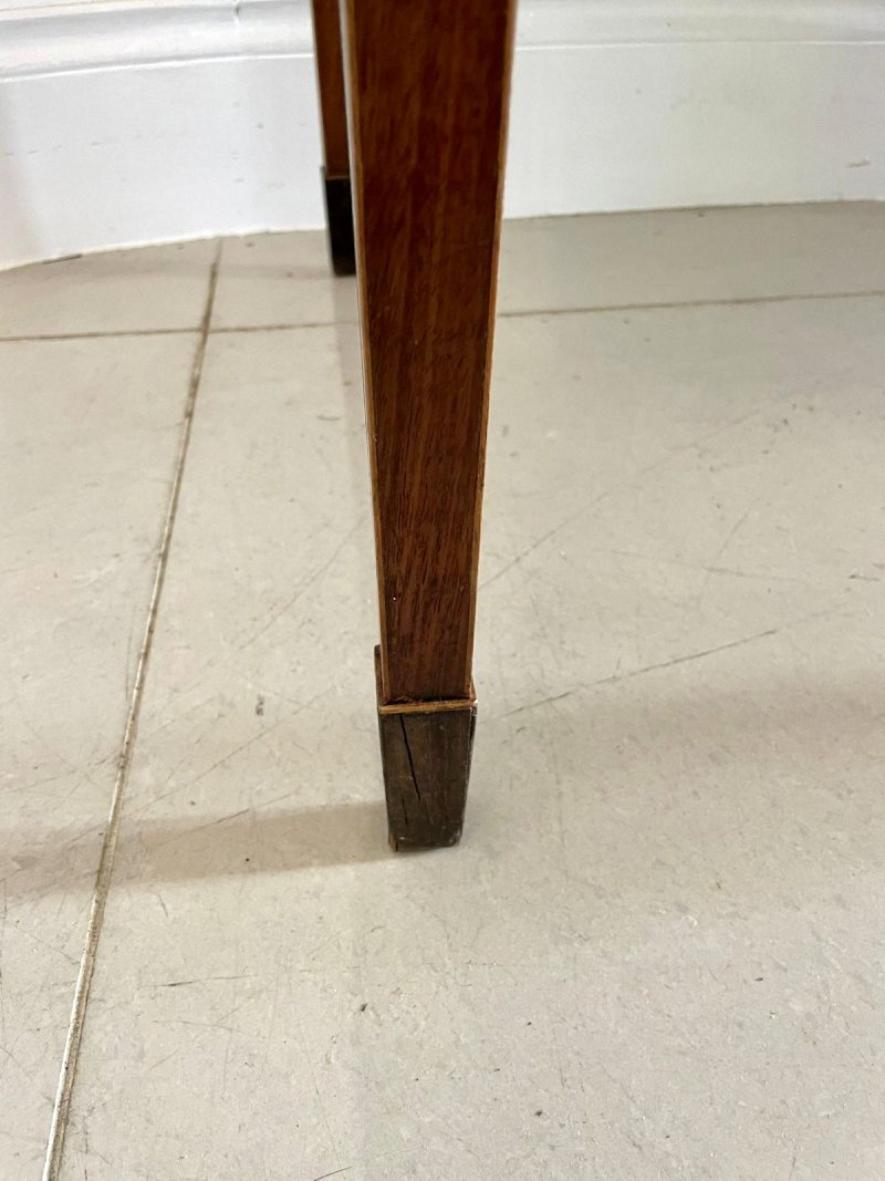 Fine Quality George III Antique Inlaid Mahogany Pembroke Table - Image 12