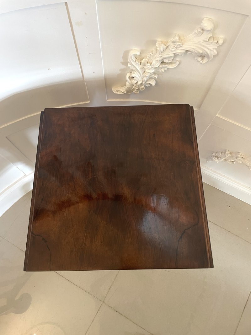 Antique Regency Quality Rosewood Free Standing Sewing/Lamp Table - Image 18