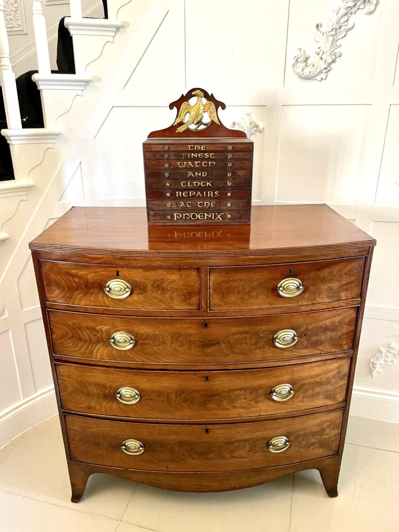 Unusual Antique Victorian Watch And Clock Repairer’s Chest - Image 7