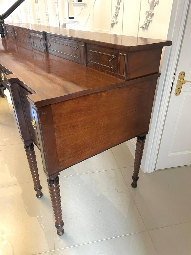 Superb Quality Large Antique George III Figured Mahogany Sideboard - Image 10