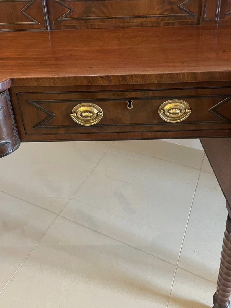 Superb Quality Large Antique George III Figured Mahogany Sideboard - Image 11