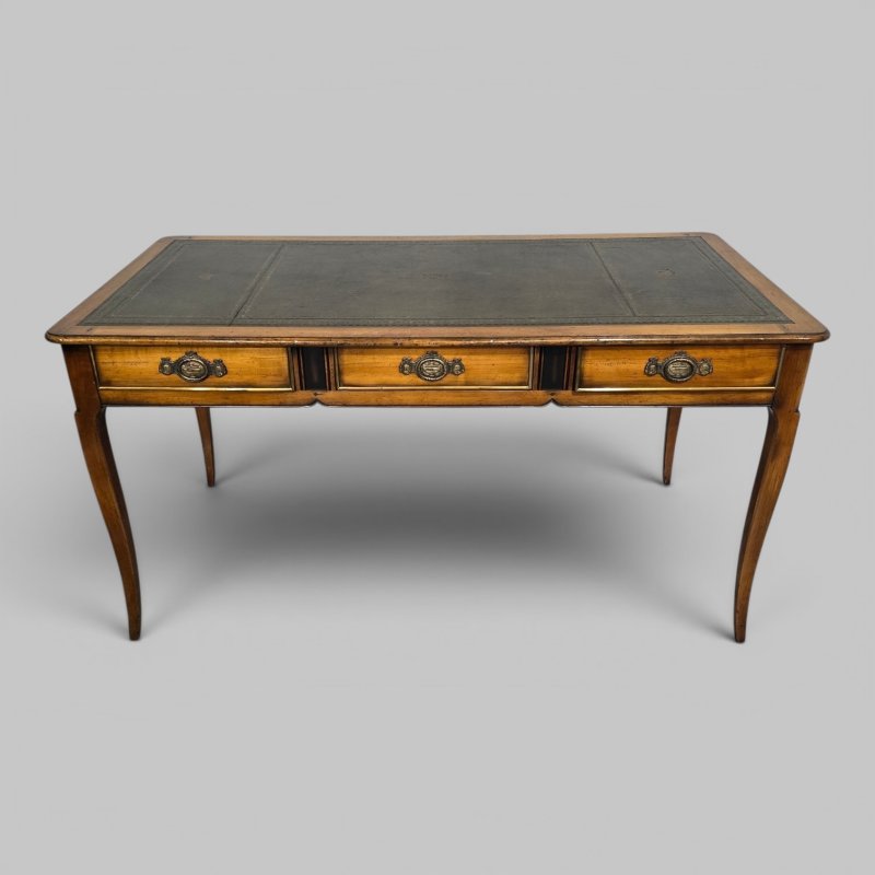 Super French Oak Partners Library Desk