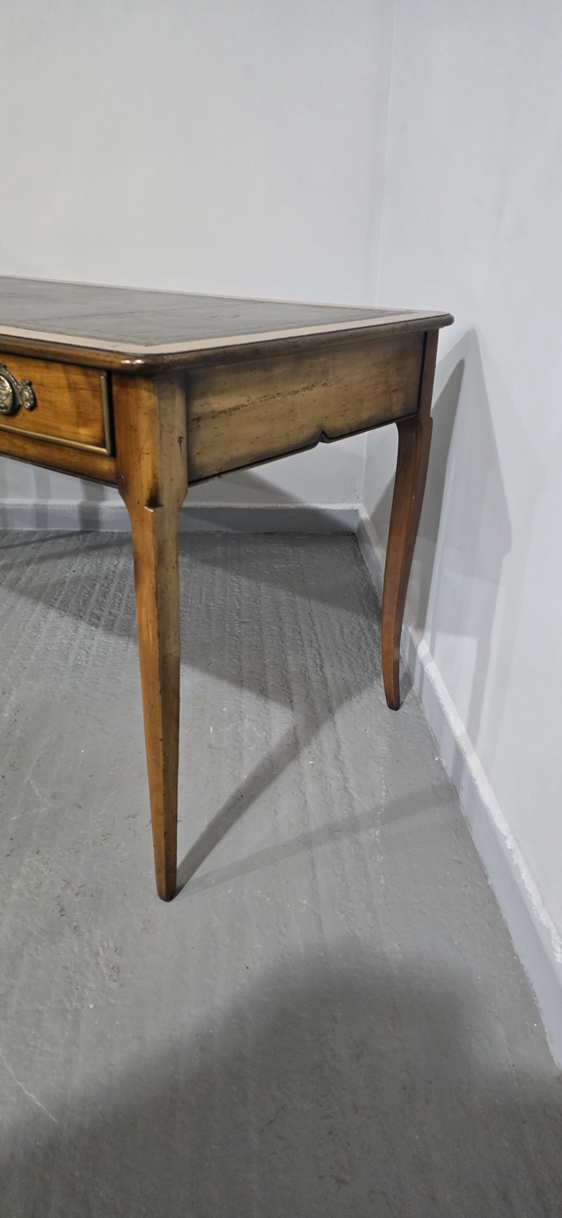 Super French Oak Partners Library Desk - Image 7
