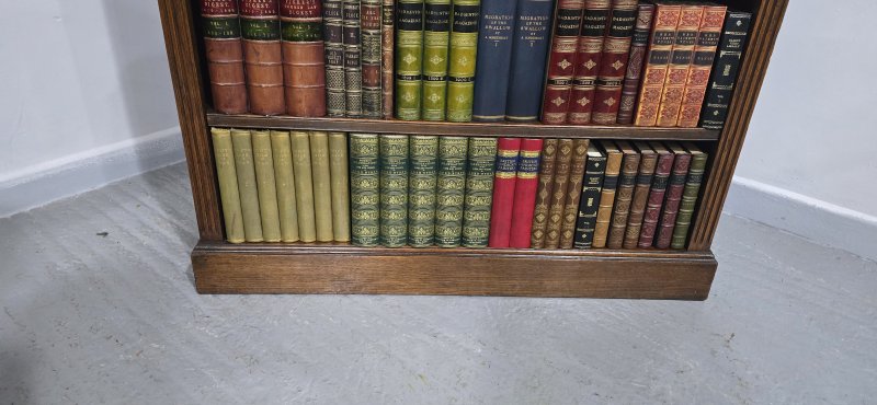 Top Quality Oak Open Adjustable Library Bookcase - Image 9