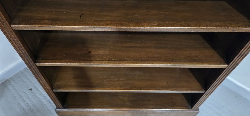 Top Quality Oak Open Adjustable Library Bookcase - Image 12