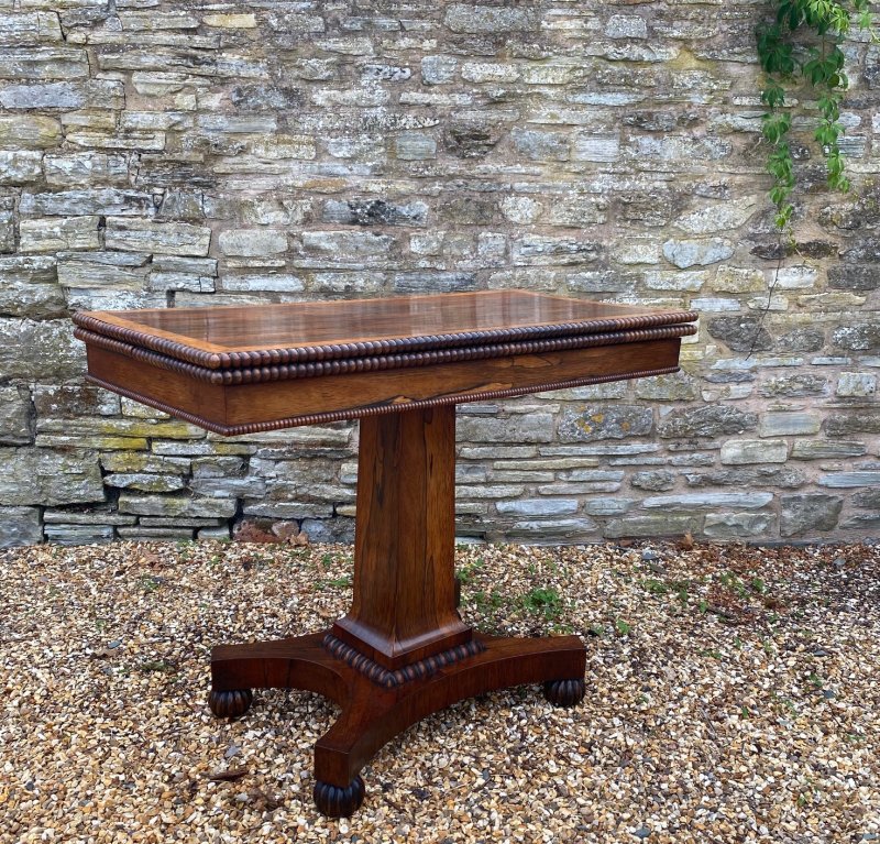 Regency rosewood tea table