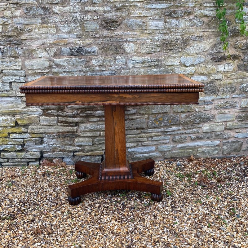 Regency rosewood tea table - Image 11